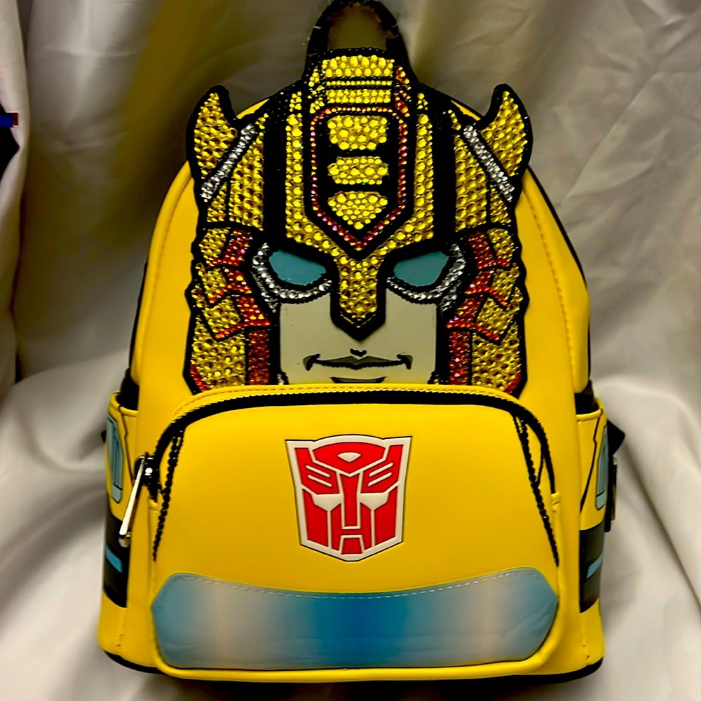 Loungefly hand Blinged bumblebee backpack